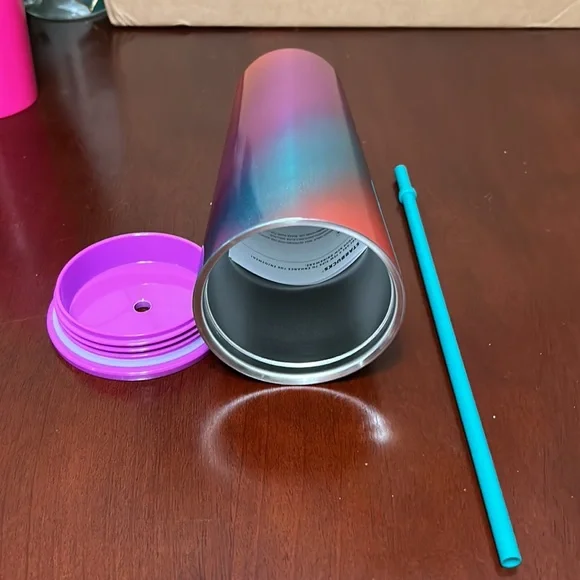 Starbucks 2022 Spring Release Shimmer Ombre Stainless Steel Tumbler Venti 24oz - Picture 7 of 7
